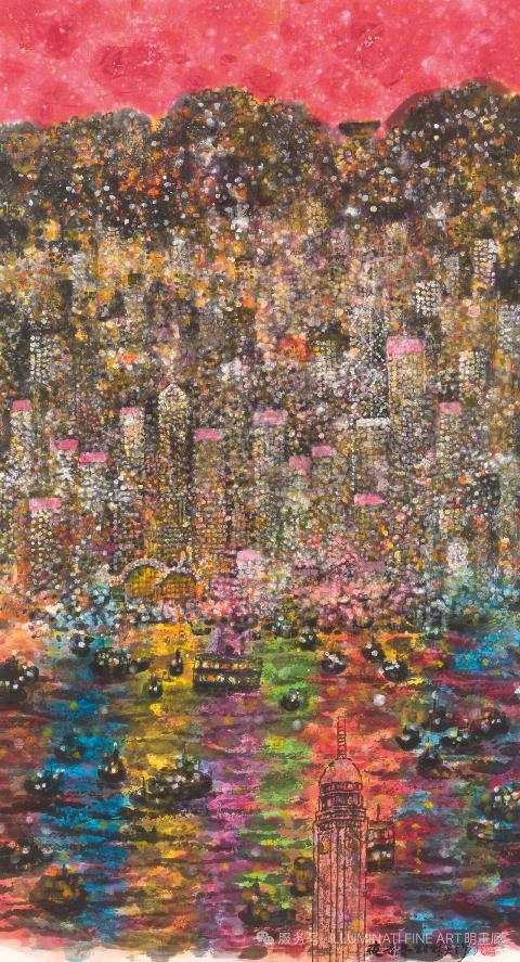 看展览-当代水墨艺术家林天行个展12月开幕-全新作品展现香港璀璨景观