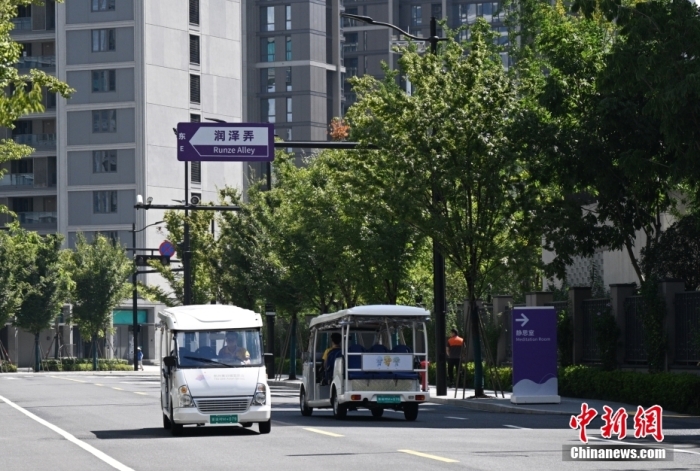 杭州亞運村。<a target='_blank' href='/'>中新社</a>記者 王剛 攝 杭州亞運村。<a target='_blank' href='/'>中新社</a>記者 王剛 攝