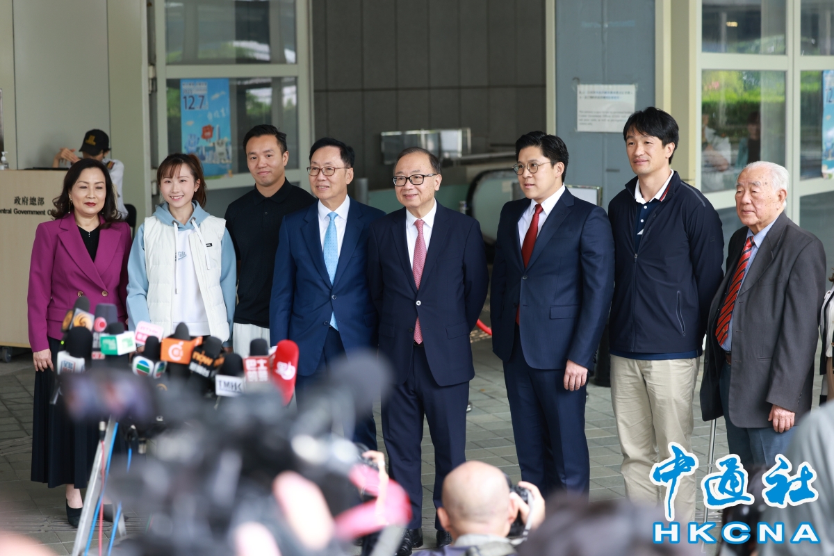 霍啟剛競逐連任立法會體育、演藝、文化及出版界議員