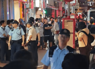 據報香港3名海關人員執勤被斬傷　兇犯在逃