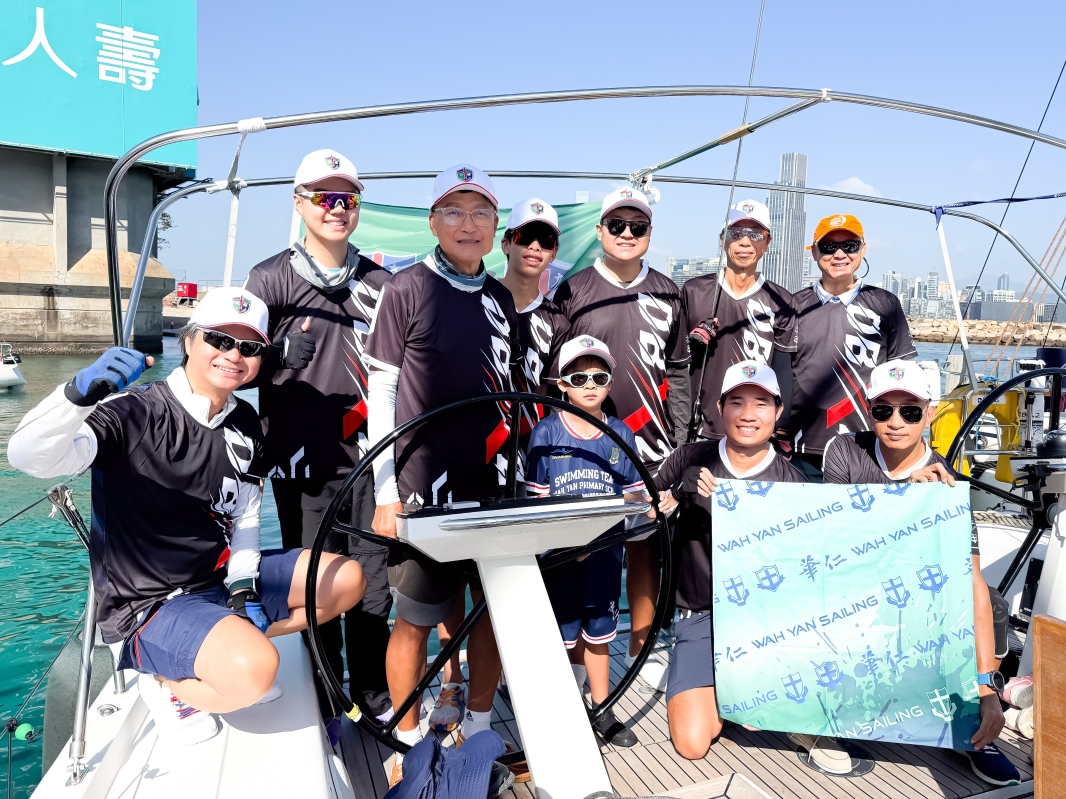 世界航商大會母校盃帆船賽香港舉行展跨代努力