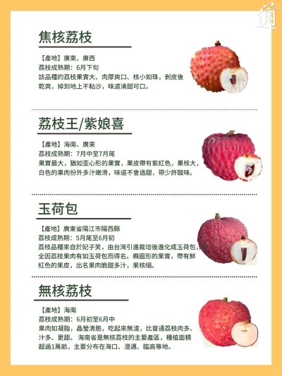 荔枝季來了!一文看懂品種特點+產地風味