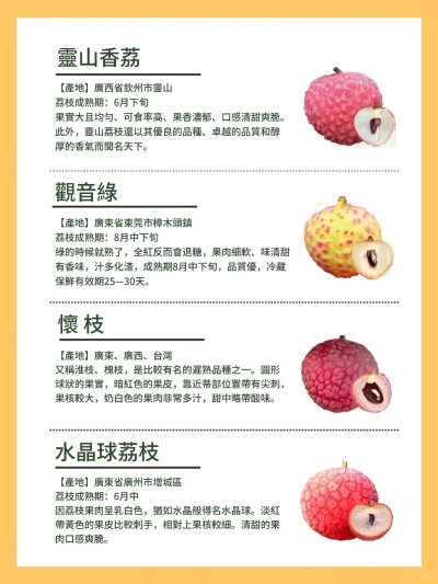 荔枝季來了!一文看懂品種特點+產地風味